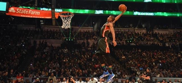  扣篮大赛惊现空中接力神配合